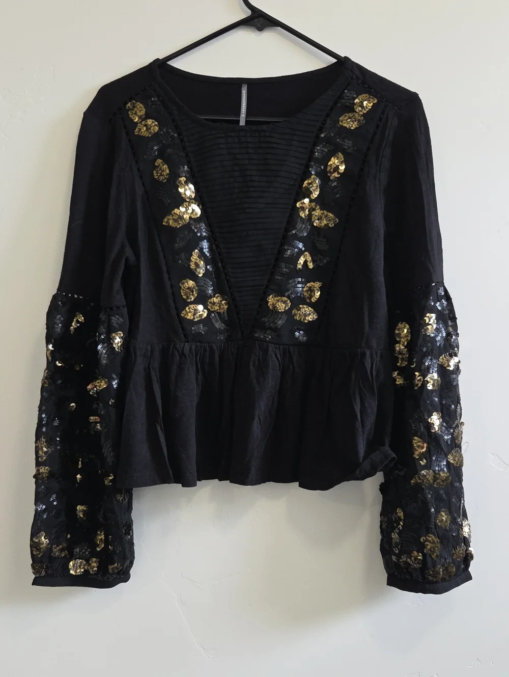Anthropologie black gold